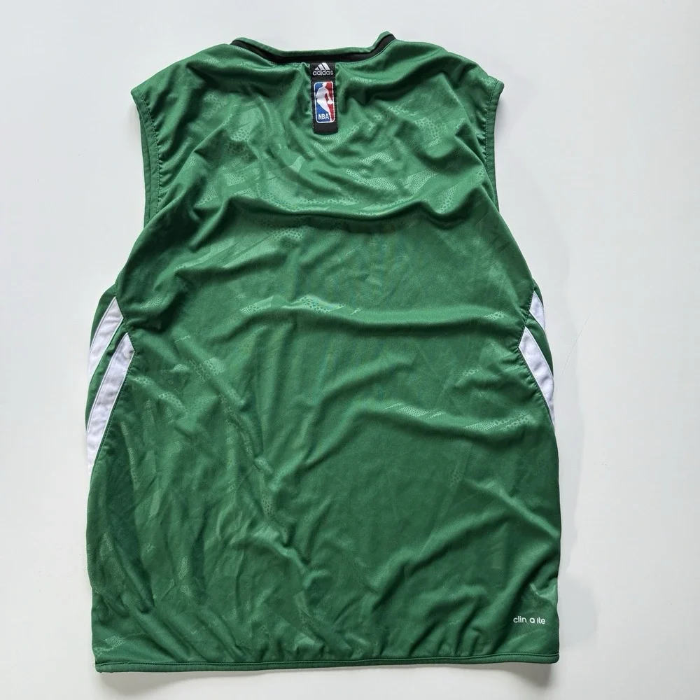 Boston Celtics Adidas‎ Sleeveless V-Neck Mesh Lined Jersey Mens Small Basketball